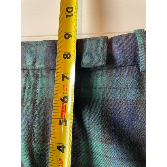 J. Crew Maddie Blackwatch Tartan Plaid Pants Wool Blend Sz 0 Preppy Academia - Picture 13 of 13